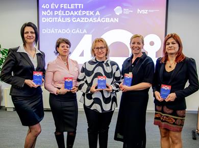A digitális gazdaság idei 40 év feletti női példaképei
