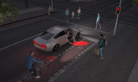 Ilyen lesz a jövő autós világítási ökoszisztémája a jármű köré vetített tartalmakkal