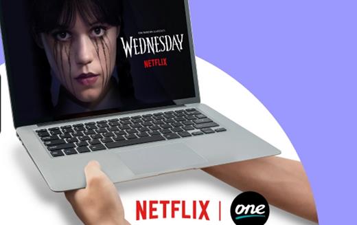 One Netflix + vezetékes net