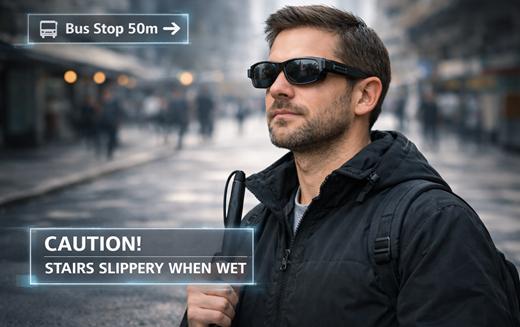 Amikor az okosszemüveg lát helyetted: így ad szabadságot az AI a vakoknak