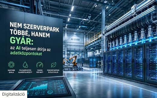 Nem szerverpark többé, hanem gyár: az AI teljesen átírja az adatközpontokat