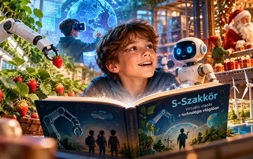 Mesekönyvben kel életre a robot, az AI és a virtuális valóság